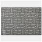 OHS Washable Rug Geometric Print Ultra Soft Living Room Area Mat Accent Rugs