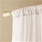 OHS Linen Look Voile Net Curtains 2 Panels Rod Slot Top Pair Home Set 55x87