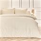 OHS Piped Edge Duvet Cover Set Soft Quilt Pillowcase Bedding Double King Size