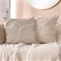 OHS Tufted Contour Cushion Covers 2 Pack Decorative Square Pillowcases