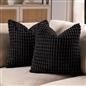 OHS Bobble Cushion Covers Soft Fleece Square Pillowcases Winter Home Decor
