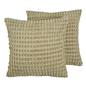 OHS Bobble Cushion Covers Soft Fleece Square Pillowcases Winter Home Decor