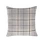 OHS Woven Check Cushion Covers 2 Pack Cases Luxury Home Decor