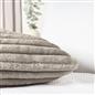 OHS Ribbed Bolster Pillow Faux Fur Long Luxury Soft Maternity Support Cushion