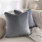 OHS Piped Edge Cushion Covers Matte Velvet Soft Luxury 2/4 Square Pillowcases