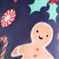 OHS Xmas Blanket Hoodie Kids Christmas Print Sherpa Oversized Hooded Throw
