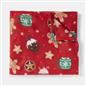 OHS Christmas Throw Soft Polar Fleece Novelty Xmas Blanket Thermal Bedspread