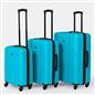 OHS Hard Shell Suitcase Luggage Set Travel ABS 4 Wheels Trolley Cabin Carry-On