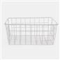 Wire Storage Basket Organiser Tidy Clothing Towel Holder Space Saving Solution