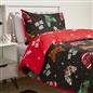 OHS Xmas Reversible Bedding Set Novelty Kids Duvet Cover with Pillowcase Double