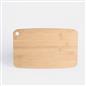 OHS Bamboo Cutting Board Set of 3 Natural Chopping Serving Platter Non-Slip