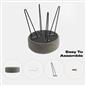 Stool Boucle Fleece Chair Dressing Table Vanity Seat Pouffe Home Spa Foot Rest