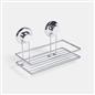 OHS Suction Shower Caddy Organiser Wall Mounted Bathroom Shelf Rust Resistant