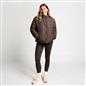 OHS Puffer Jacket Windproof Padded Winter Outerwear Cropped Zip Coat Hiking