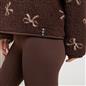 OHS Bows Half Zip Hoodie Teddy Fleece Winter Thermal Jumper Pullover Sweatshirt