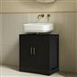 OHS Arch Under Sink Bathroom Cabinet with 2 Doors Wooden Under Basin Storage