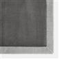 OHS Foam Bath Mat Contrast Border Trim Soft Absorbent Non Slip Shower Rug