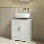 OHS Arch Under Sink Bathroom Cabinet with 2 Doors Wooden Under Basin Storage