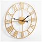 Large Wall Clock Roman Numerals Skeleton Big Open Round Face Living Room Kitchen
