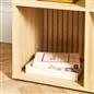 OHS Dallas Cube Storage Wood Effect Bookcase Freestanding Open Shelf Unit