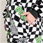 OHS Kids Hoodie Blanket Halloween Prints Sherpa Lined Wearable Throw