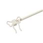 OHS Bow Curtain Pole Extendable 70-220cm Metal 16mm Finnials Decor