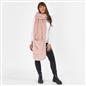 OHS Long Teddy Fleece Scarf Pocket Soft Wrap Plush Womens Shawl Neck Hand Warmer