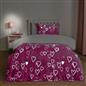 OHS Kids Bedding Set Glow-in-the-Dark Soft Thermal Duvet Cover with Pillowcase