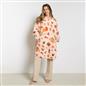OHS Autumn Hoodie Blanket Pumpkin Prints Fleece Wearable Throw Sherpa