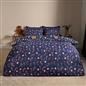 OHS Gingerbread Man Bedding Set Kids Xmas Reversible Duvet Cover with Pillowcase