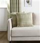 OHS Woven Check Cushion Covers 2 Pack Cases Luxury Home Decor