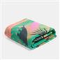 OHS Tropical Print Throw Soft Blanket Polar Fleece Lightweight Bedspread