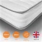 OHS Memory Foam Mattress Sprung Extra Comfort Deep Bed 3FT 4FT Double King