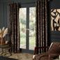 OHS Velvet Eyelet Blackout Curtains Animal Print Ready Made Ring Top