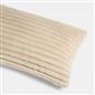 OHS Ribbed Bolster Pillow Faux Fur Long Luxury Soft Maternity Support Cushion