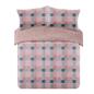 Dreamscene Check Teddy Fleece Duvet Cover with Pillowcase Thermal Bedding Set UK