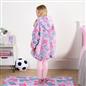 Gaming Hoodie Blanket Sherpa Fleece Throw Sweatshirt Oversized Warm, Lilac