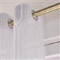 OHS Tufted Arches Voile Net Curtains Pair of 2 Window Panels Slot Top Set