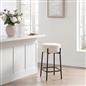 OHS Boucle Bar Stool Kitchen Chair Breakfast Pub Seat Home Decor
