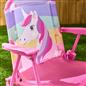 OHS Kids Unicorn Camping Chair Parasol Set Picnic Outdoor Garden Folding Seat
