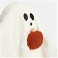 OHS Gilbert the Ghost Cushion Halloween Novelty Fleece Decorative Scatter Pillow