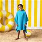 Brentfords Poncho Towel Childrens Absorbent Hood Quick Drying Beach Travel Robe