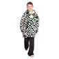 OHS Kids Hoodie Blanket Halloween Prints Sherpa Lined Wearable Throw