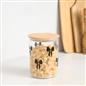 OHS Bows Food Container Airtight Bamboo Lid BPA-Free Plastic Kitchen Storage Jar