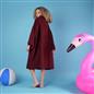 OHS Hooded Towel Poncho Adult Absorbent Dry Beach Swim Bath Changing Robe