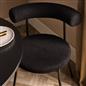 OHS Boucle Dining Chair with Metal Legs Modern Upholstered Kitchen Chair