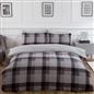 Dreamscene Check Teddy Fleece Duvet Cover with Pillowcase Thermal Bedding Set UK