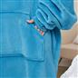 OHS Hoodie Blanket Oversized Ultra Plush Sherpa Giant Big Hooded Sweatshirt