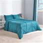 OHS Coverless Duvet Geo Quilted 7.5 TOG Bedding Set with Pillowcase Double King