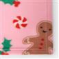 OHS Xmas Throw Blanket Gingerbread Man Soft Warm Travel Foldable Blanket